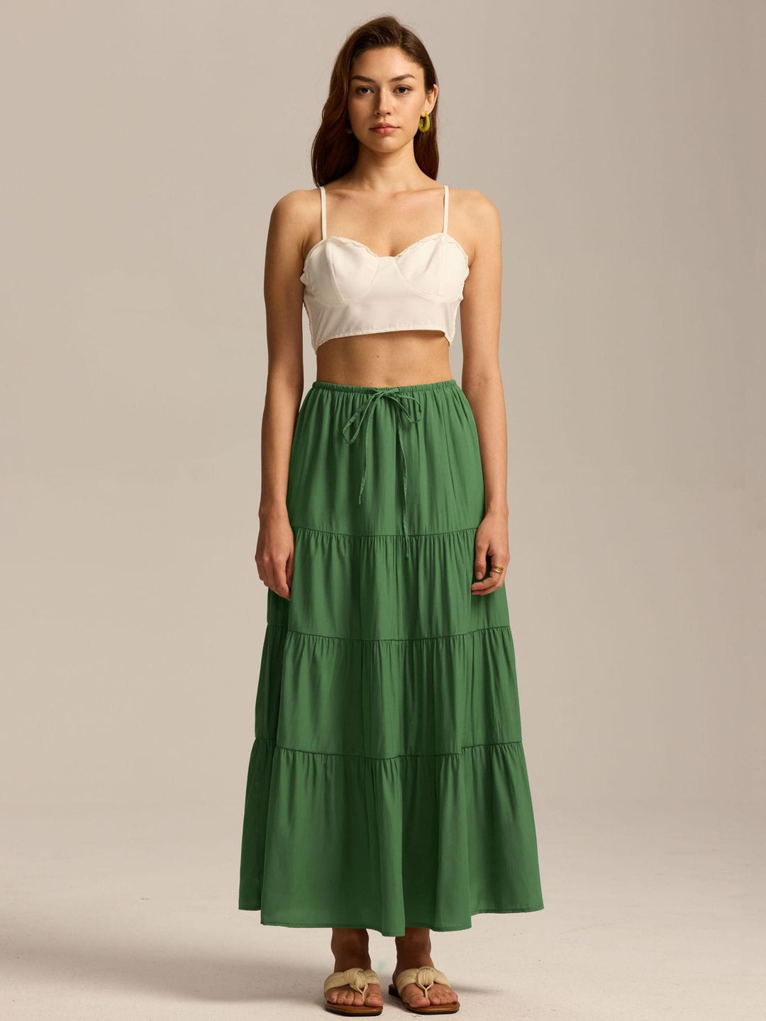 Jackson &amp; Blake  Isadora Tiered Maxi Skirt