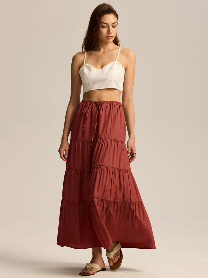 Jackson &amp; Blake  Isadora Tiered Maxi Skirt