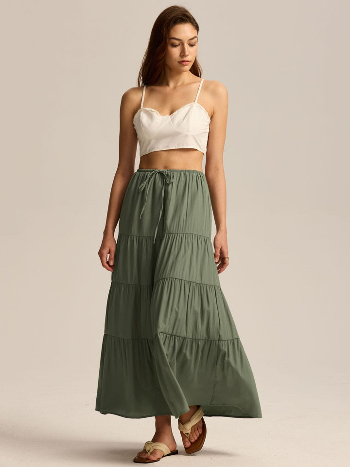 Jackson &amp; Blake  Isadora Tiered Maxi Skirt
