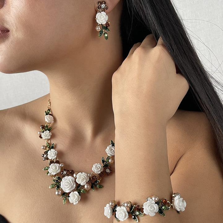 Jackson &amp; Blake  Lucille Floral Necklace Set