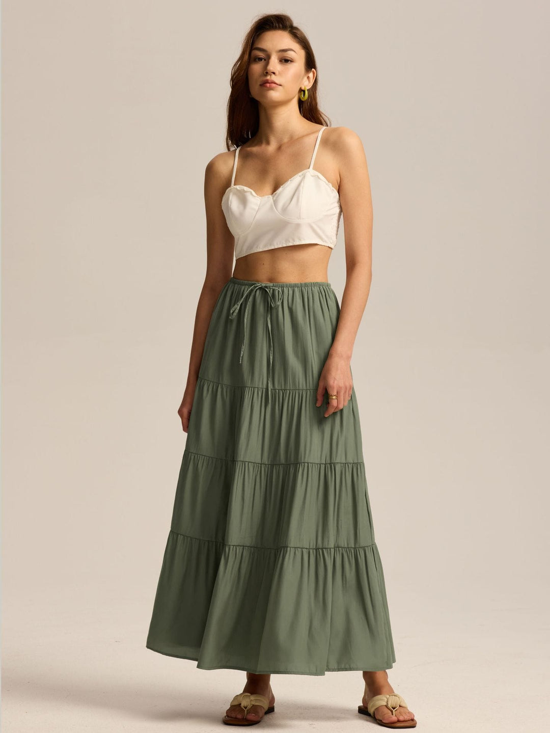 Jackson &amp; Blake  Isadora Tiered Maxi Skirt