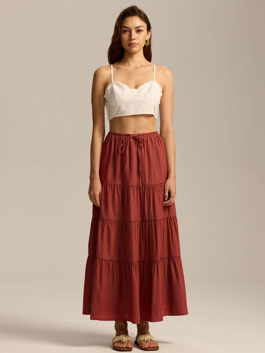Jackson &amp; Blake  Isadora Tiered Maxi Skirt