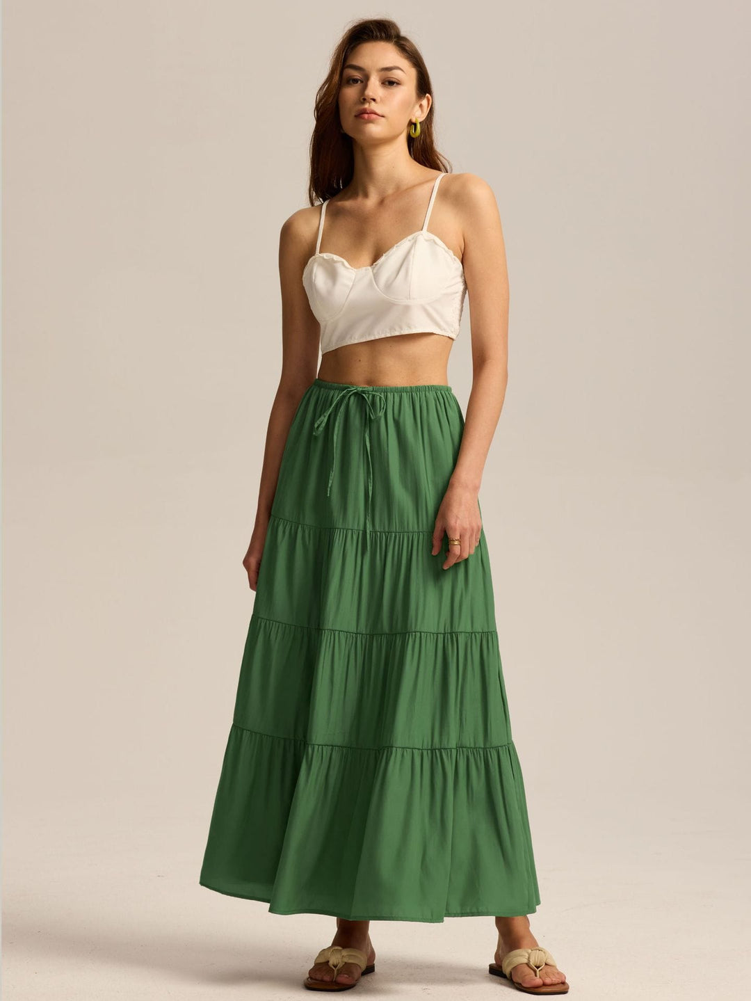 Jackson &amp; Blake  Isadora Tiered Maxi Skirt