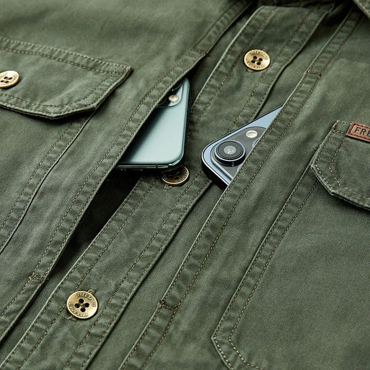 Jackson &amp; Blake  Dockside Cotton Work Shirt