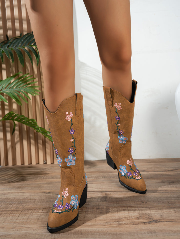 Willow Embroidered Boots
