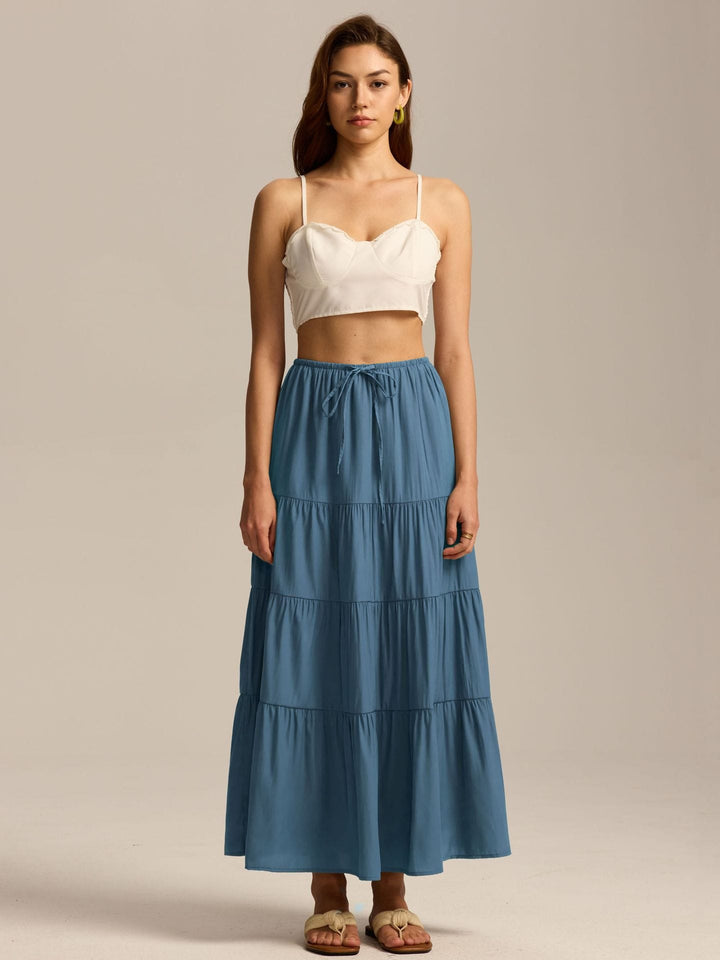 Jackson &amp; Blake  Isadora Tiered Maxi Skirt