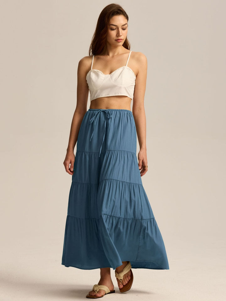 Jackson &amp; Blake  Isadora Tiered Maxi Skirt