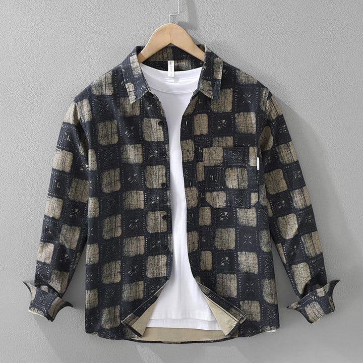 Jackson &amp; Blake  Plaid Print Long-Sleeve Shirt Men&