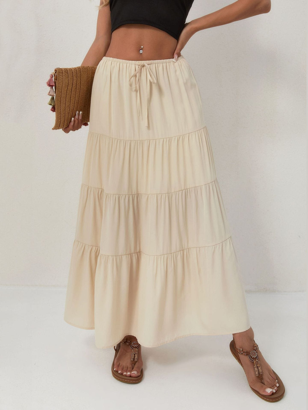 Jackson &amp; Blake  Isadora Tiered Maxi Skirt
