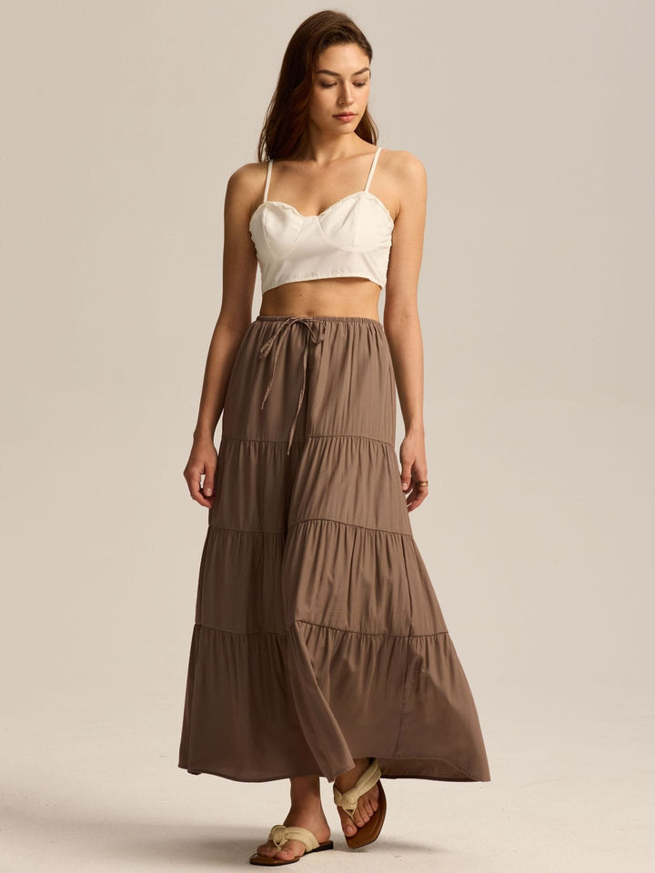Jackson &amp; Blake  Isadora Tiered Maxi Skirt