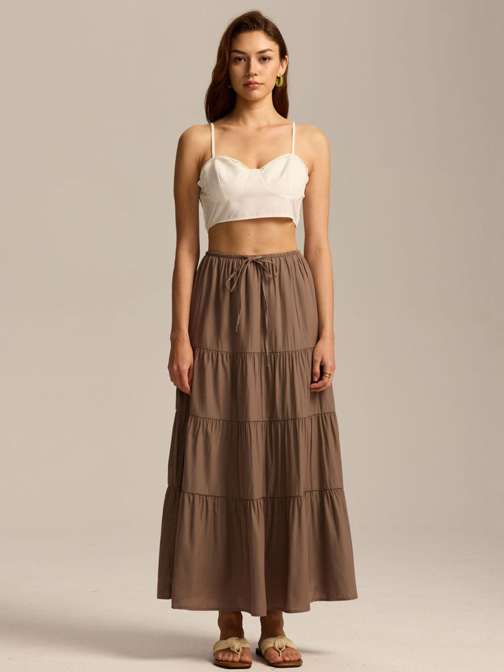 Jackson &amp; Blake  Isadora Tiered Maxi Skirt