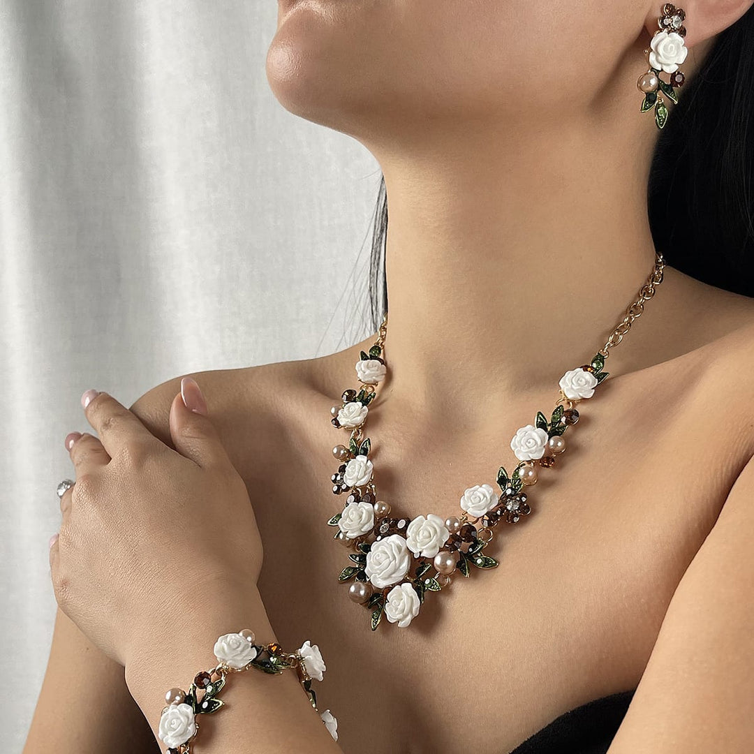 Jackson &amp; Blake  Lucille Floral Necklace Set