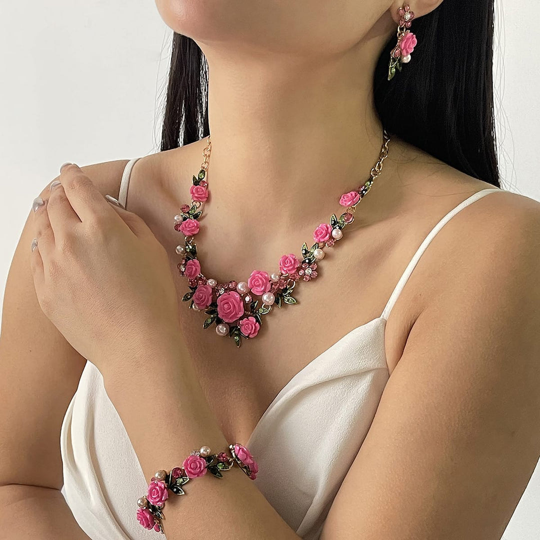 Jackson &amp; Blake  Lucille Floral Necklace Set