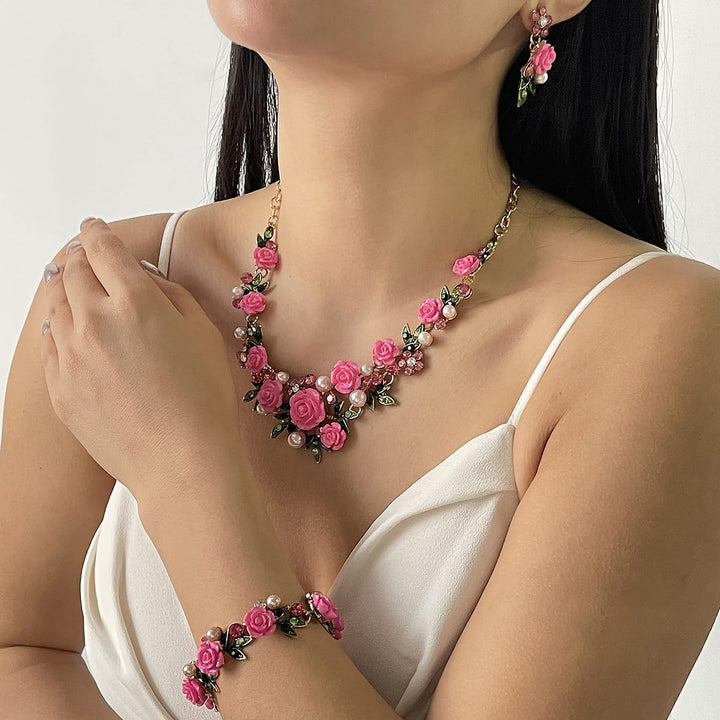 Jackson &amp; Blake  Lucille Floral Necklace Set