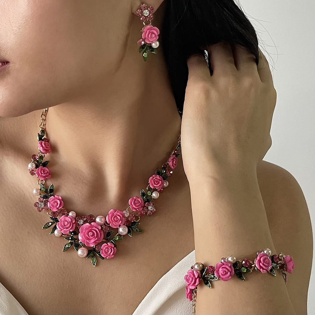 Jackson &amp; Blake  Lucille Floral Necklace Set