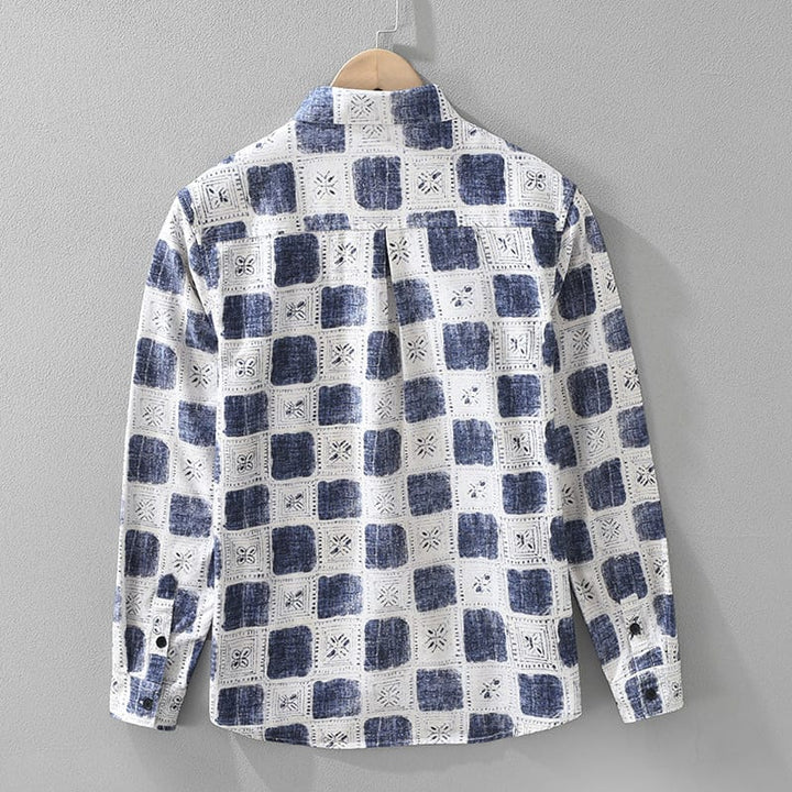 Jackson &amp; Blake  Plaid Print Long-Sleeve Shirt Men&