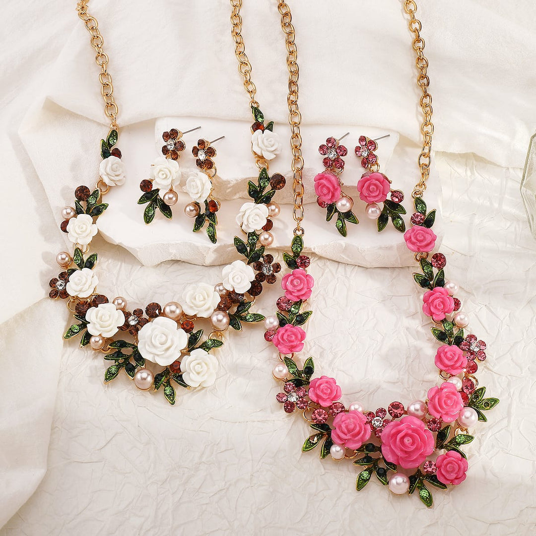 Jackson &amp; Blake  Lucille Floral Necklace Set