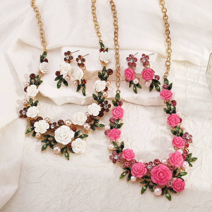 Jackson &amp; Blake  Lucille Floral Necklace Set