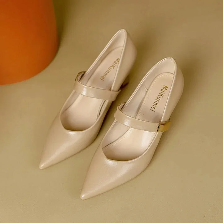 Margot Leather Mary Janes
