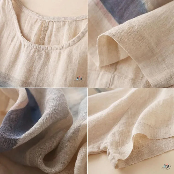 Suncrest Cotton Linen Blouse