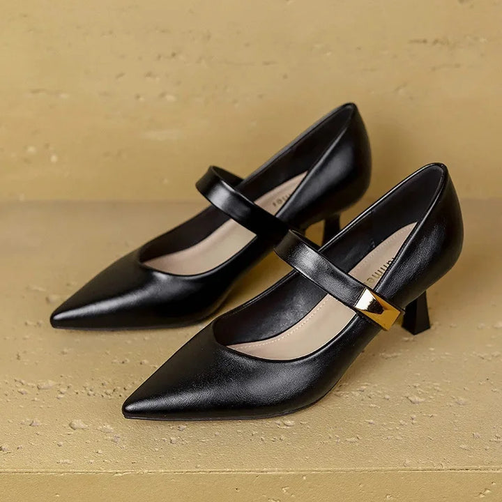 Margot Leather Mary Janes
