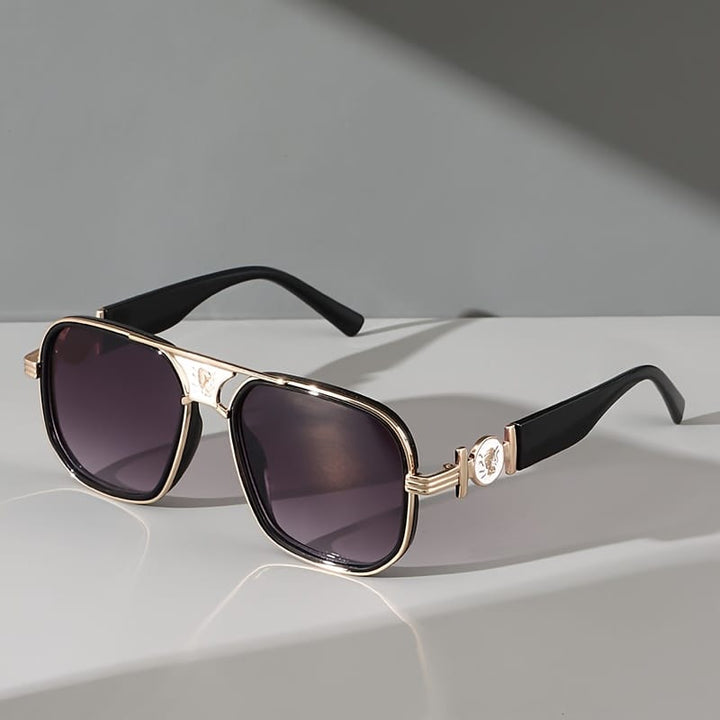 Jackson &amp; Blake  Gradient Color Metal Double Bridge Sunglasses