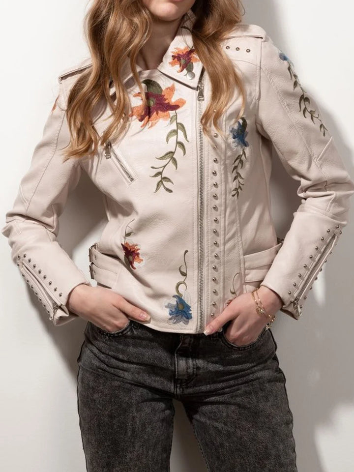 Floral Moto Jacket