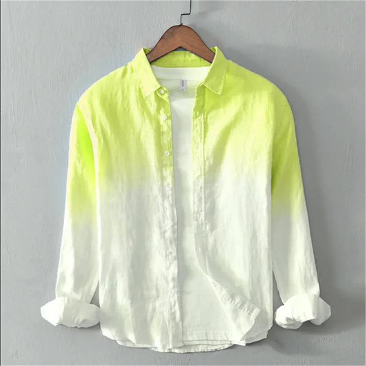 Luca Gradient Linen Shirt