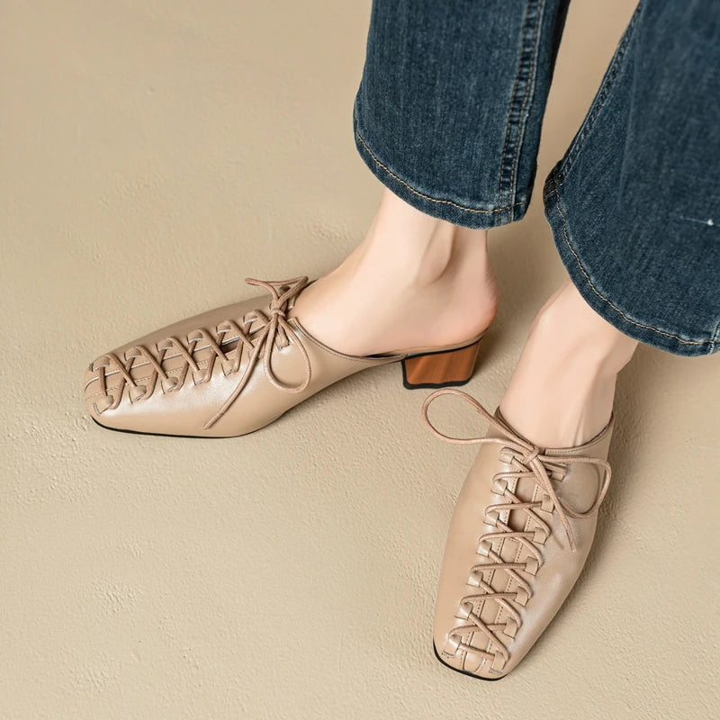 Amélie Lace Mule