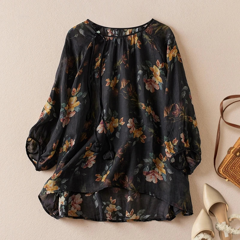 Charlotte Meadow Blouse