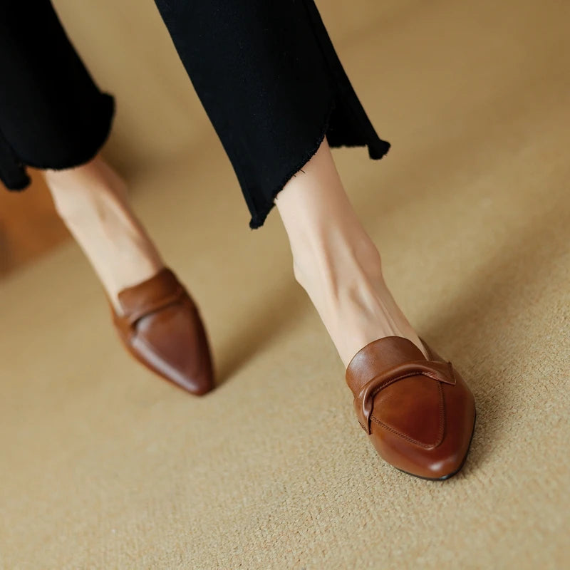 Adele Leather Mule