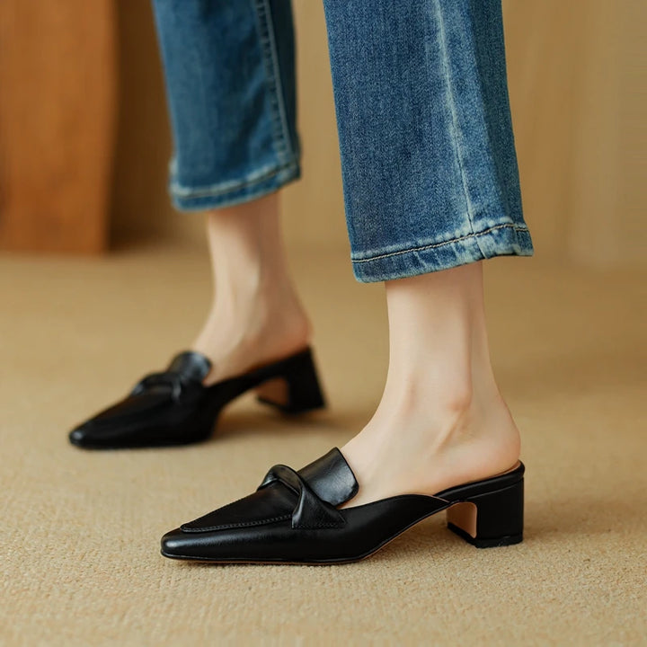 Adele Leather Mule