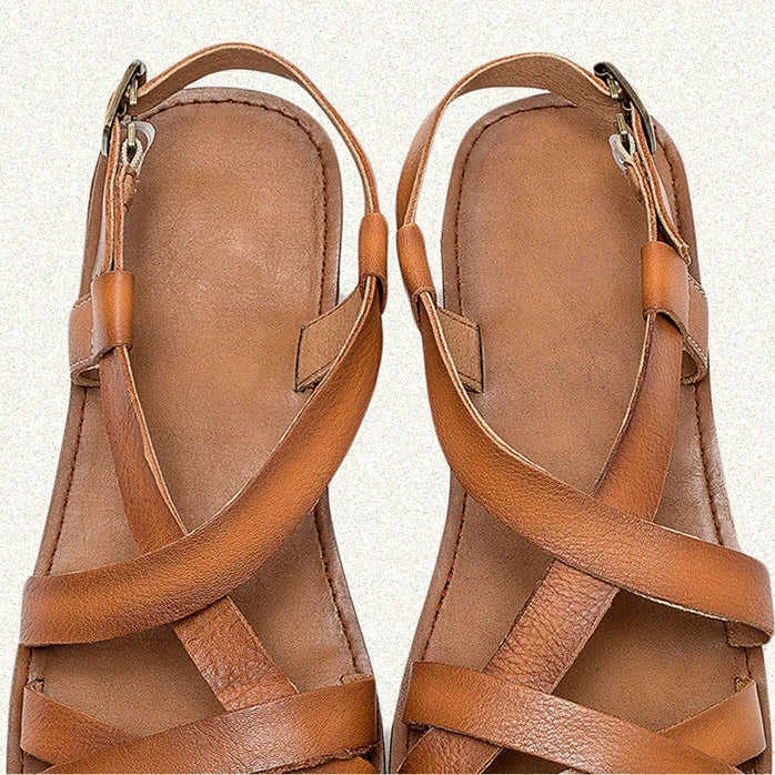 Patina Leather Sandal