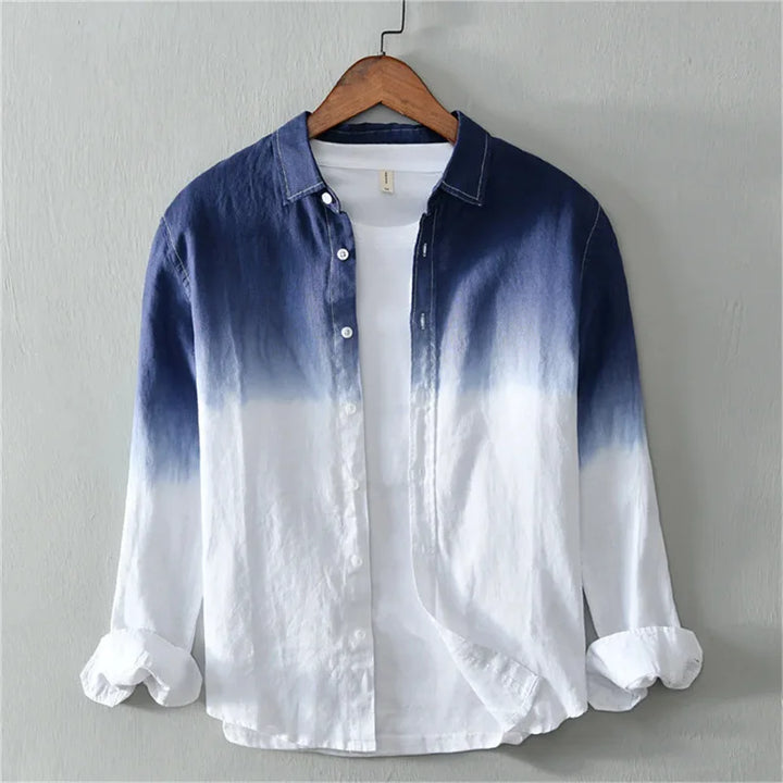 Luca Gradient Linen Shirt
