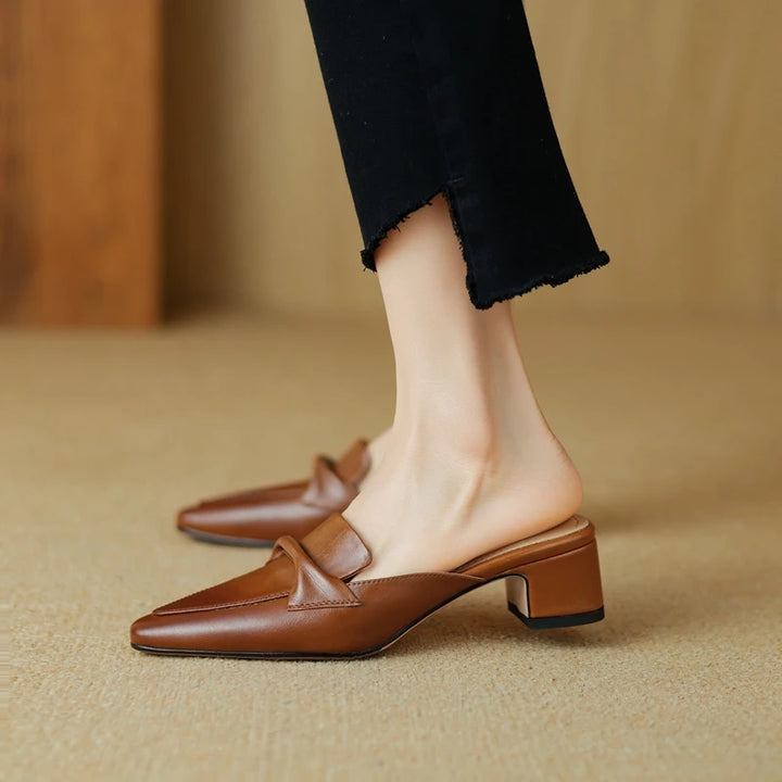 Adele Leather Mule