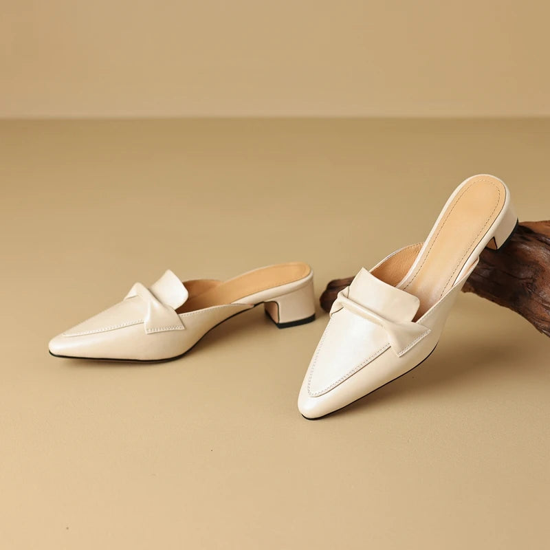Adele Leather Mule