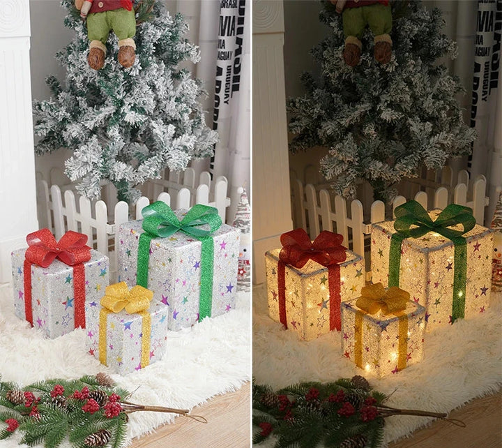 Light-Up Christmas Presents