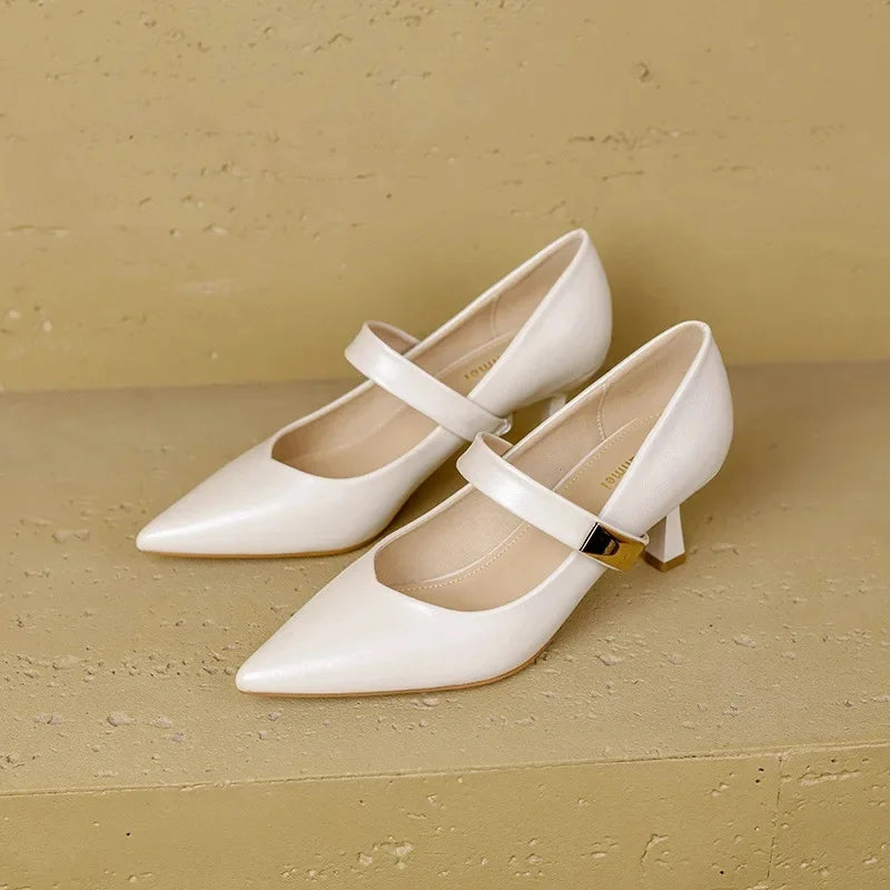 Margot Leather Mary Janes