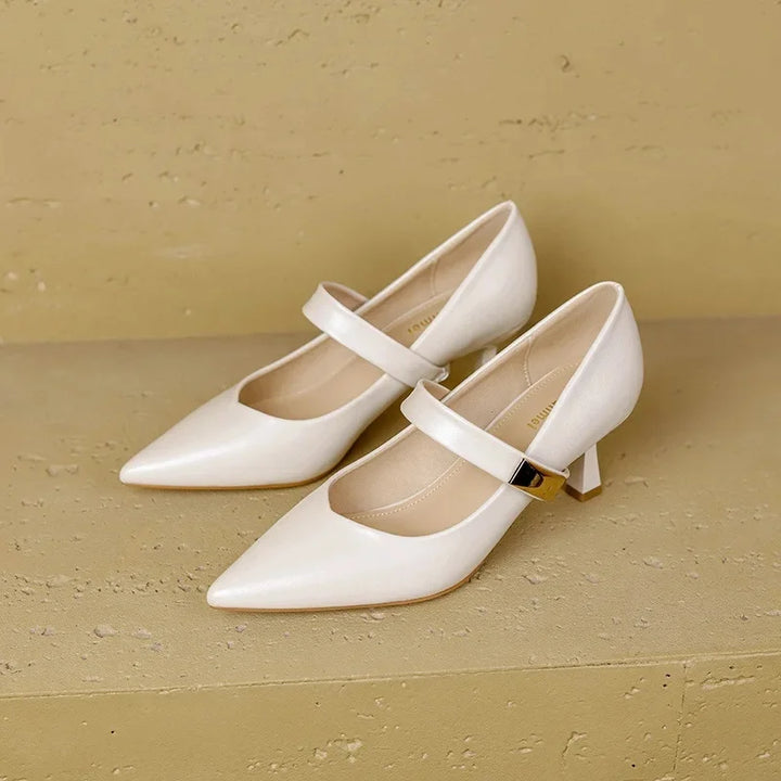 Margot Leather Mary Janes