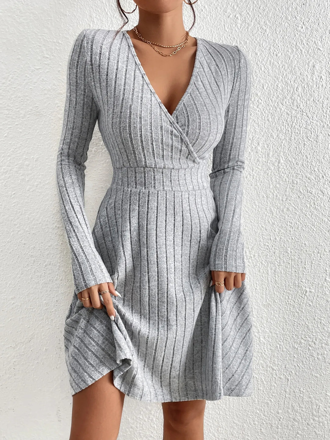 Rebecca Ribbed Knit Dress