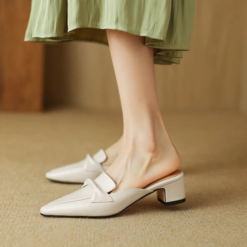 Adele Leather Mule
