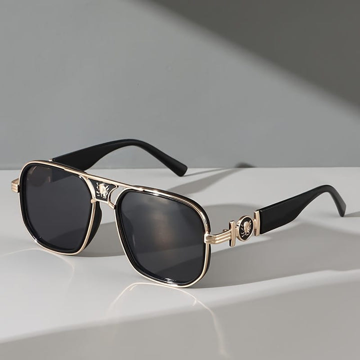 Jackson &amp; Blake  Gradient Color Metal Double Bridge Sunglasses