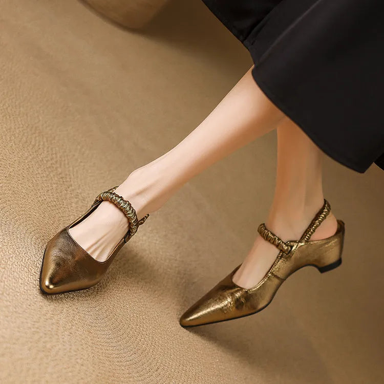 Celeste Leather Heel