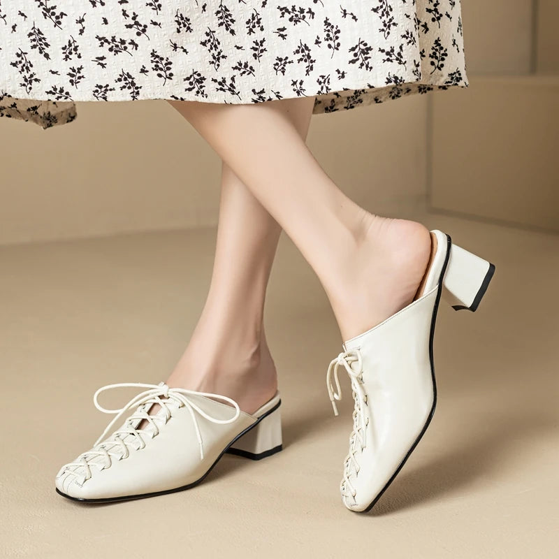 Amélie Lace Mule