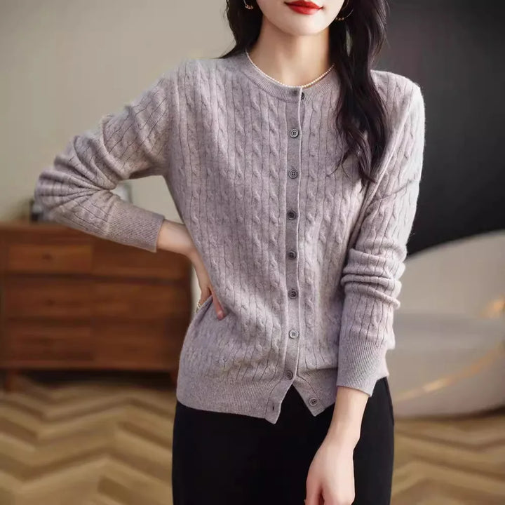 Veronica Cable Knit Cardigan