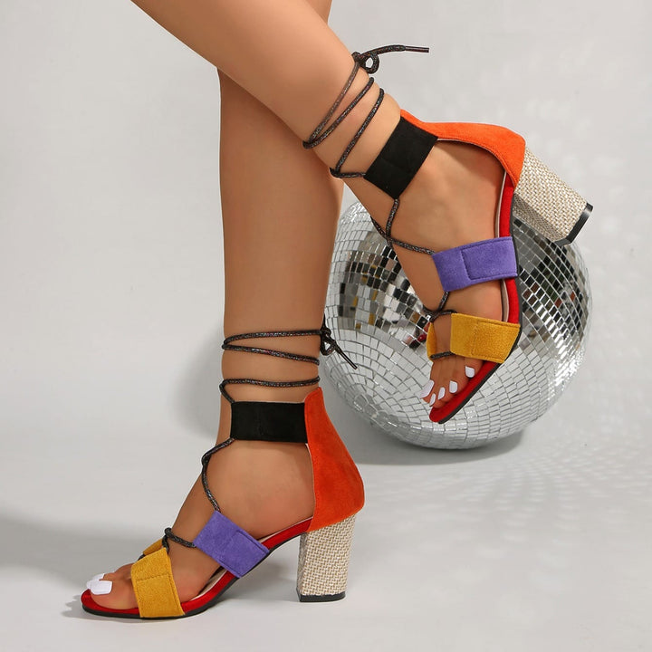 Jackson &amp; Blake  Weave Ankle Lace Sandal