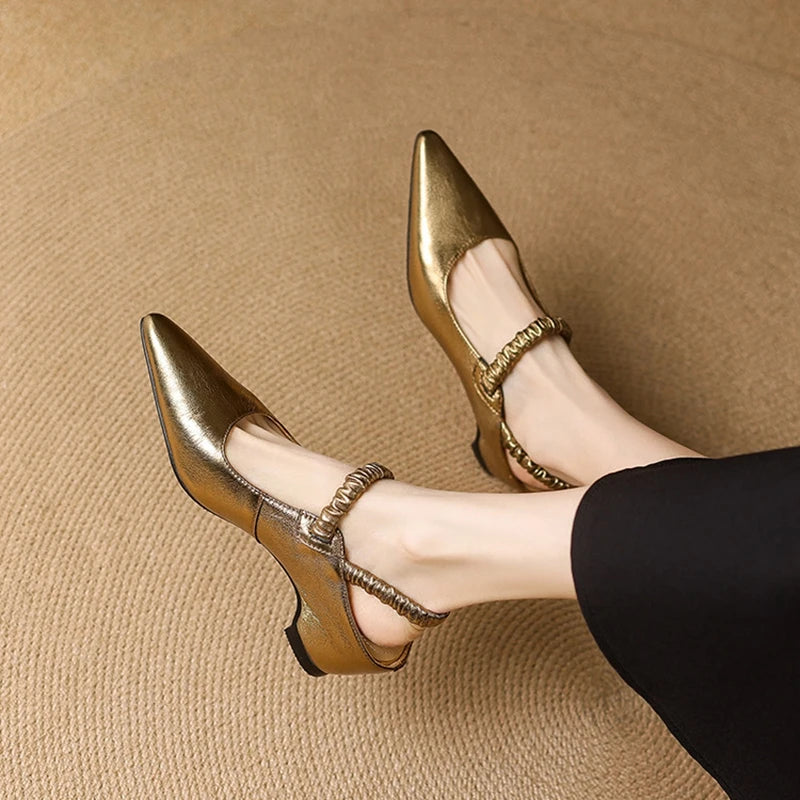 Celeste Leather Heel