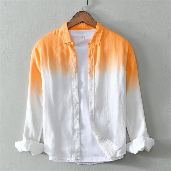 Luca Gradient Linen Shirt