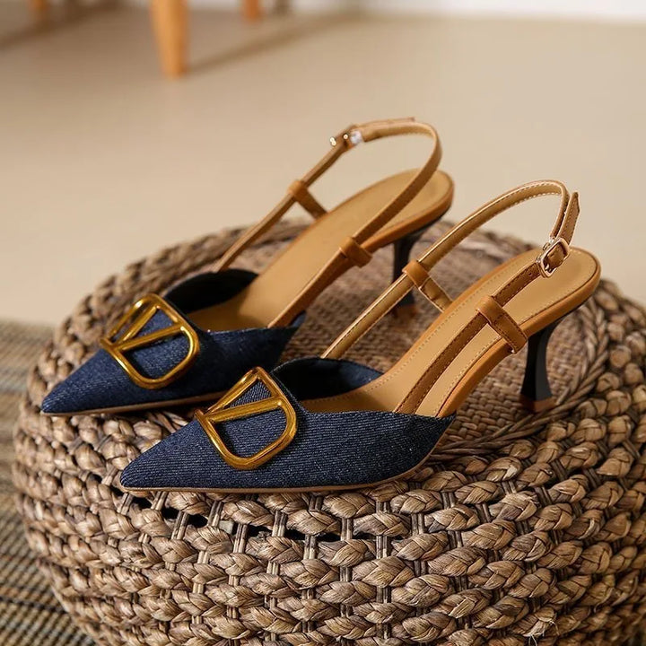 Verona Slingback Heels