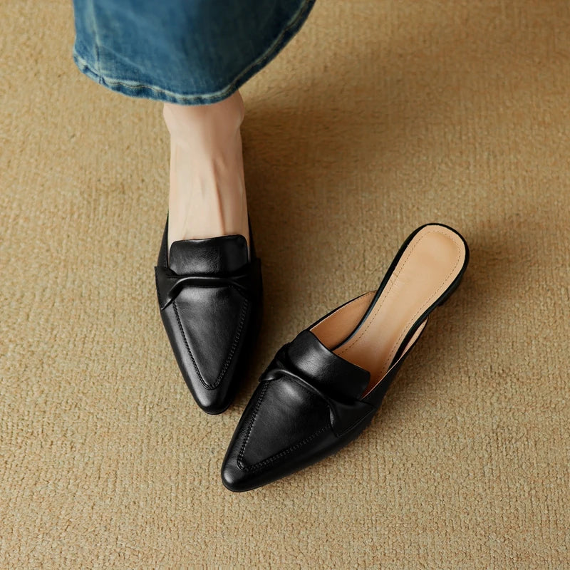 Adele Leather Mule